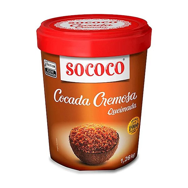 Cocada Cremosa Queimada 1,28kg - Sococo