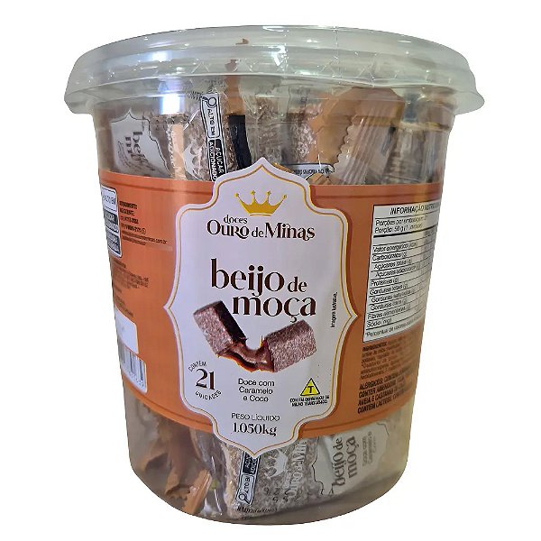 Doce Beijo de Moça 1,05kg 21un - Ouro de Minas