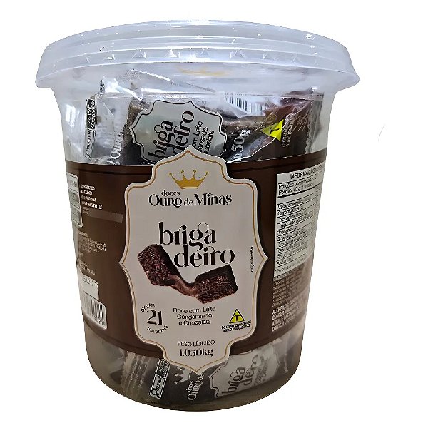Doce Brigadeiro 1,05kg 21un - Ouro de Minas