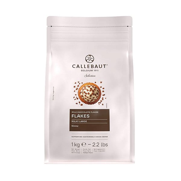 Flakes Ao leite Selection 1kg - Callebaut