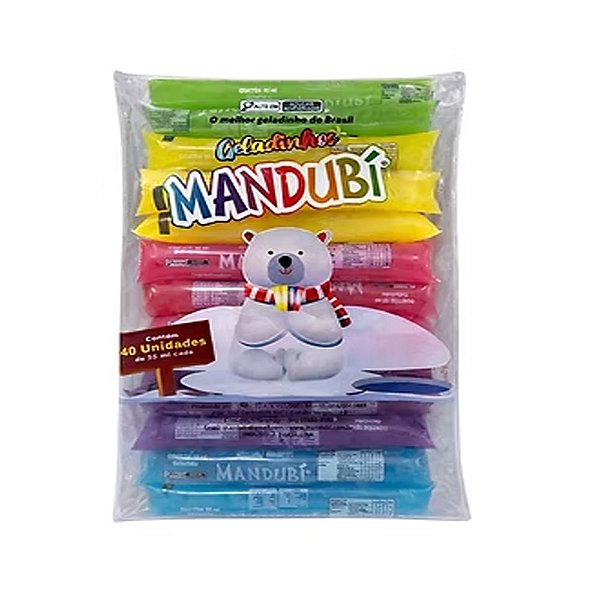 Geladinho 55ml 40un - Mandubí