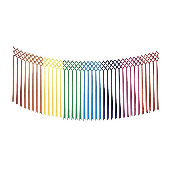 Bandeirinha Colorida 3m - Silver