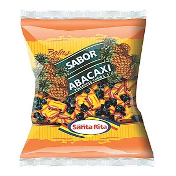 Bala Abacaxi 600g - Santa Rita