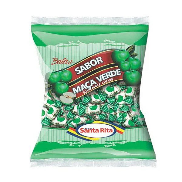 Bala Maçã Verde 600g - Santa Rita