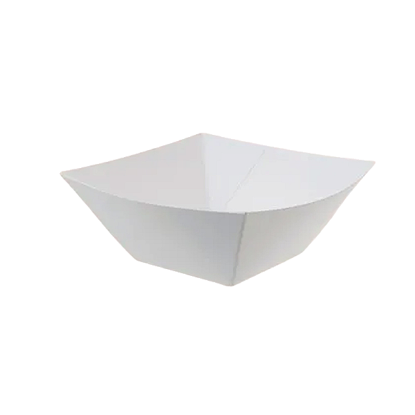 Bandeja Papel Dobrável 15Cm Branca 3un - Silver