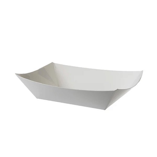 Bandeja Papel Dobrável 14,5Cm Branco 10un - Silver