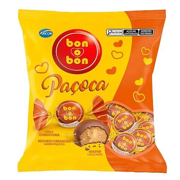 Bon o Bon Paçoca 750g - Arcor (Próximo Do Vencimento)