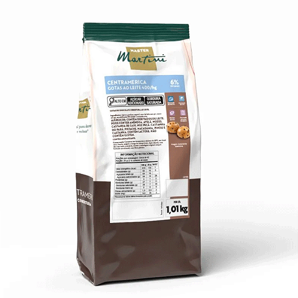 Cobertura Centramerica Gotas Ao Leite 1,01 Kg - Master Martini