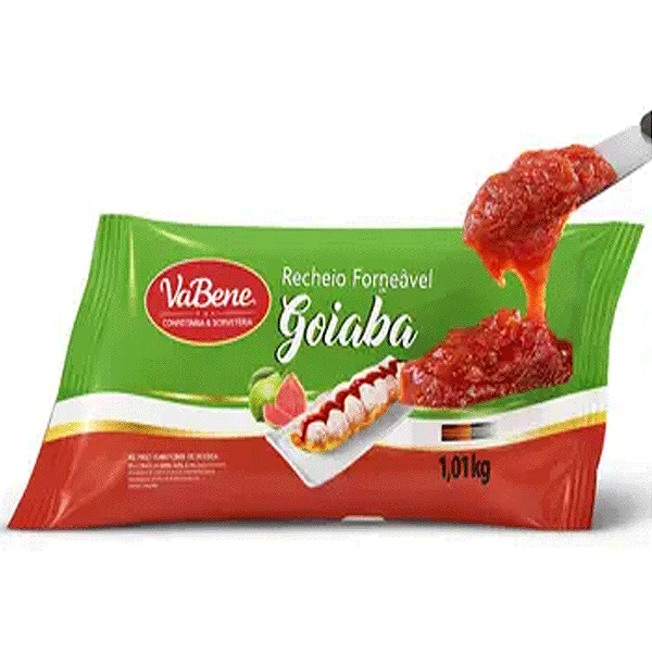Recheio Forneável de Goiaba 1,01 Kg - VaBene