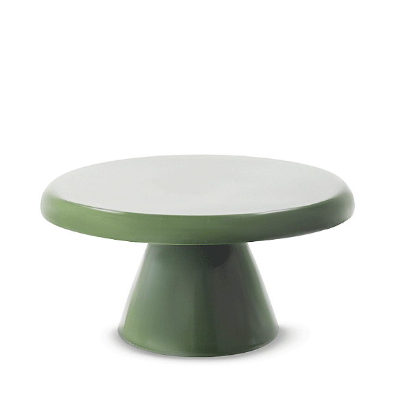 Boleira Cake Slim Verde Militar 22x11cm - Tasil