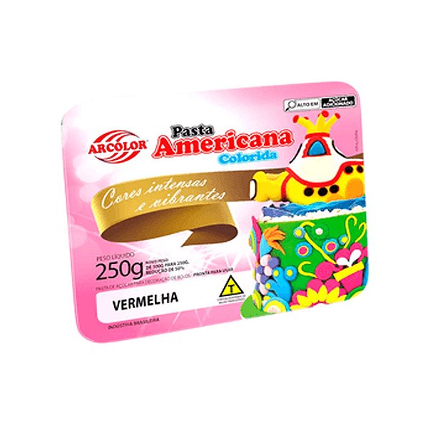 Pasta Americana Vermelha 250g - Arcolor