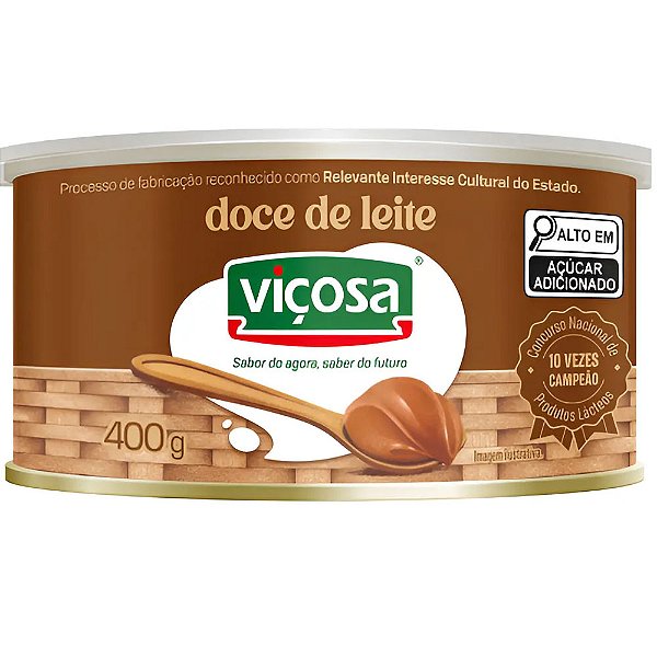 Doce De Leite Puro 400g - Viçosa (Próximo Do Vencimento)