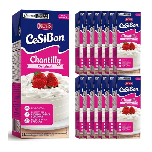 Chantilly Cesibon 1l 12un - Richs