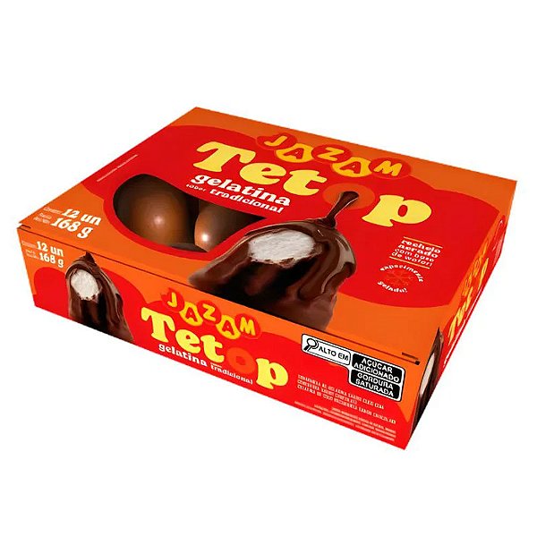 Tetop Chocolate 12un - Jazam