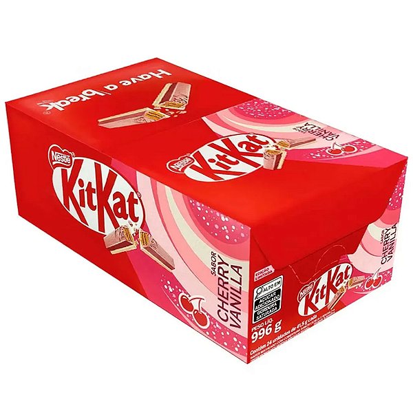 Chocolate KitKat Cereja 24x41g - Nestlé