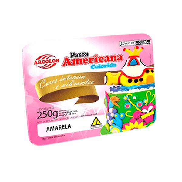 Pasta Americana Amarela 250g - Arcolor