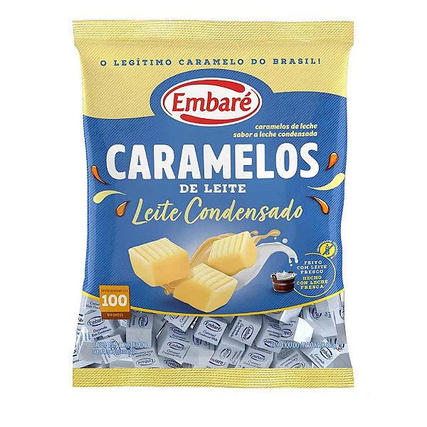 Bala Caramelo Leite Condensado 660g - Embaré