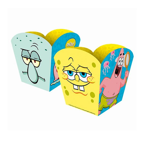Cachepot Bob Esponja 4un - Regina