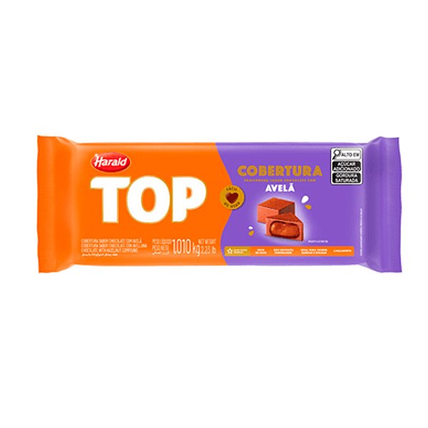 Cobertura Avelã Top 1,01kg - Harald