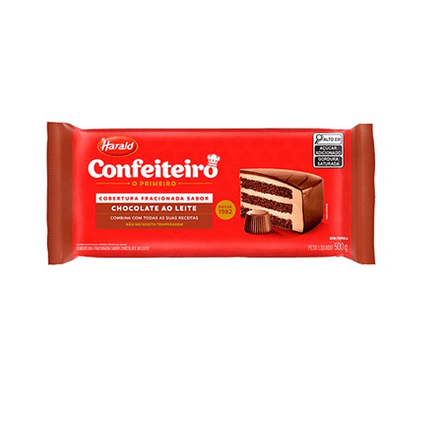 Cobertura Ao leite Confeiteiro 500g - Harald
