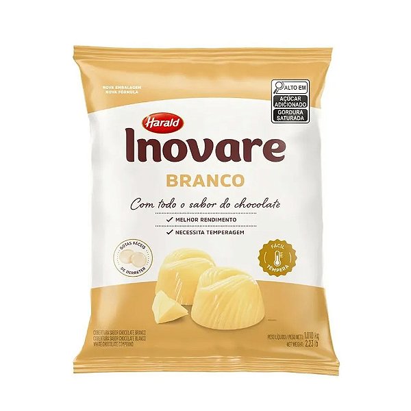 Cobertura Gotas Branco Inovare 1,01kg - Harald