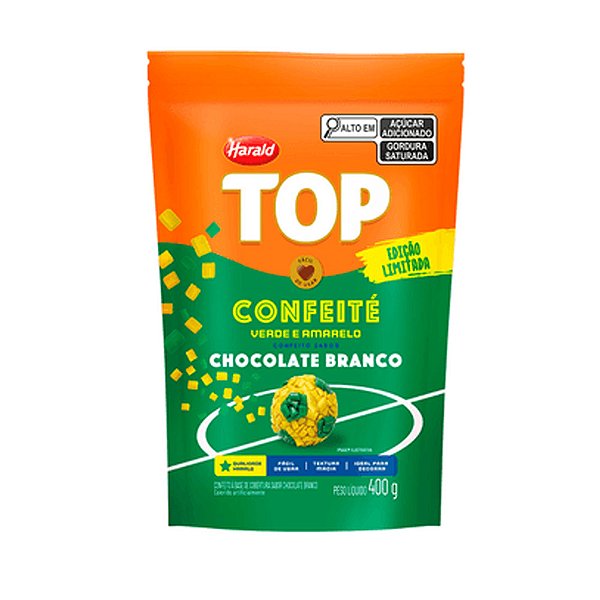 Top Confeité Verde e Amarelo 400g - Harald