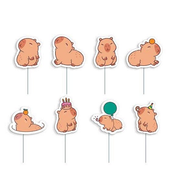 Picks Para Doces Capivara 8un - Regina