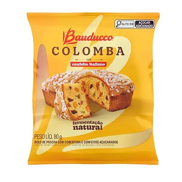 Colomba Mini Frutas 80g - Bauducco