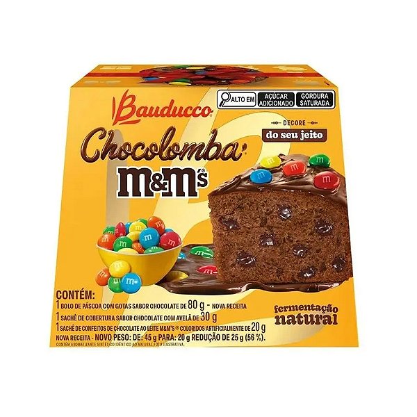 Colomba Mini M&Ms 80g - Bauducco