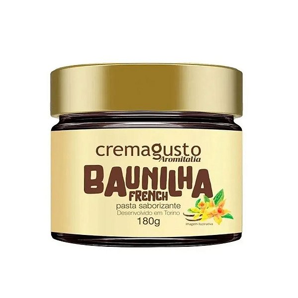 Pasta Saborizante Baunilha French 180g - Cremagusto