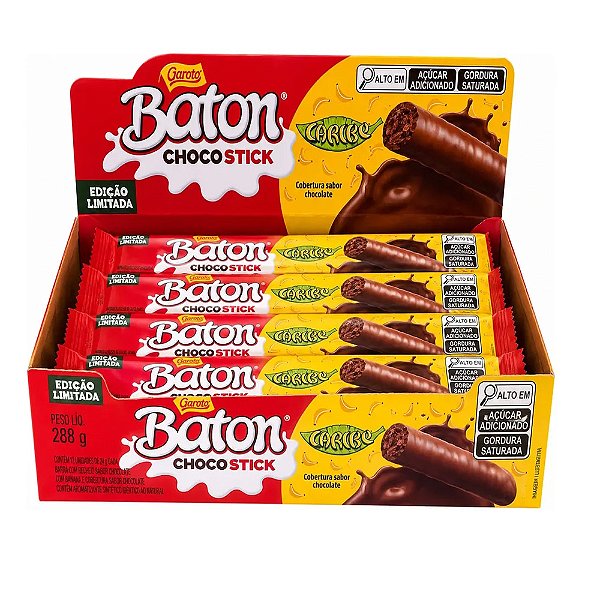 Baton Choco Stick Caribe 24g 12un- Garoto