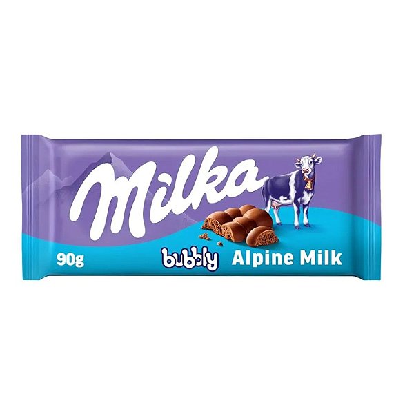 Chocolate Bubbly Alpine Milk 90g - Milka