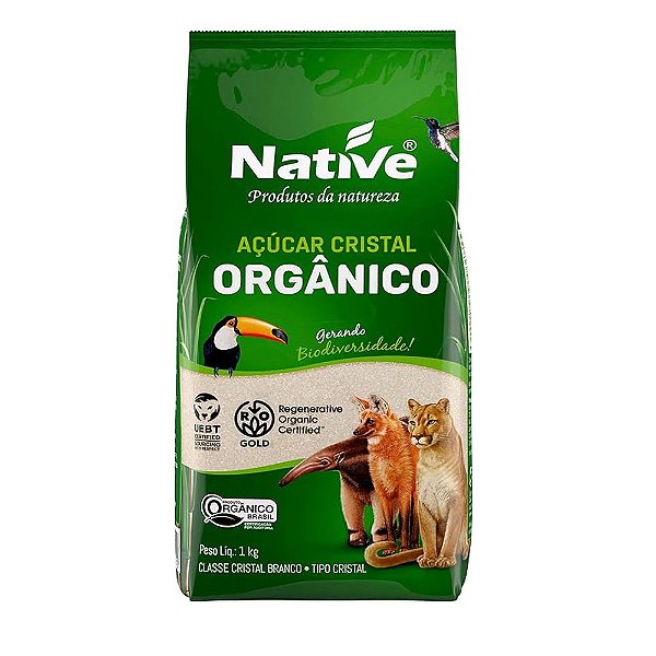 Açúcar Orgânico Cristal 1kg - Native