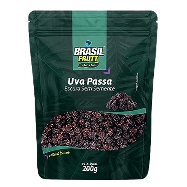 Uva Passa Escura 200g - Brasil Frutt