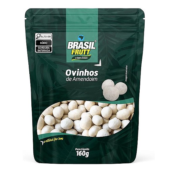 Ovinhos Amendoim 160g - Brasil Frutt