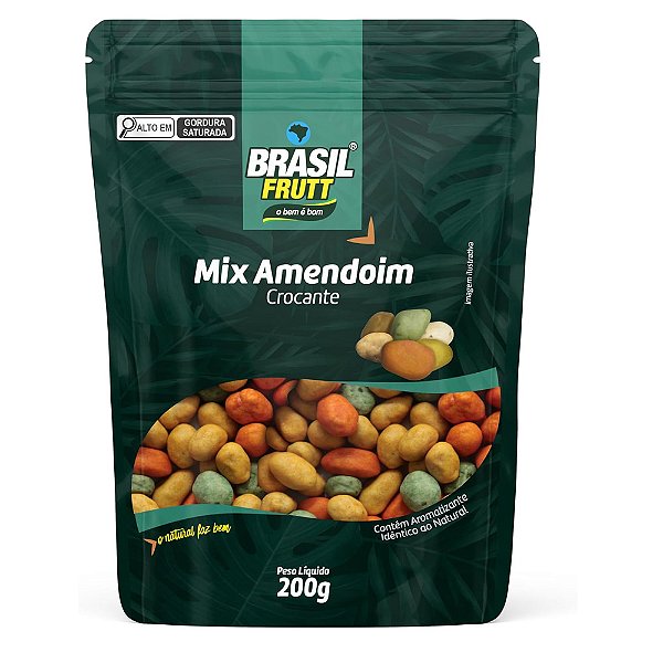 Mix Amendoim Crocante 200g - Brasil Frutt