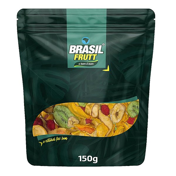 Mix Frutas Tropicais Chips 150g - Brasil Frutt