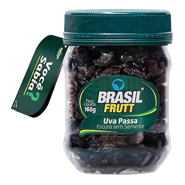 Uva Passa Escura 160g - Brasil Frutt