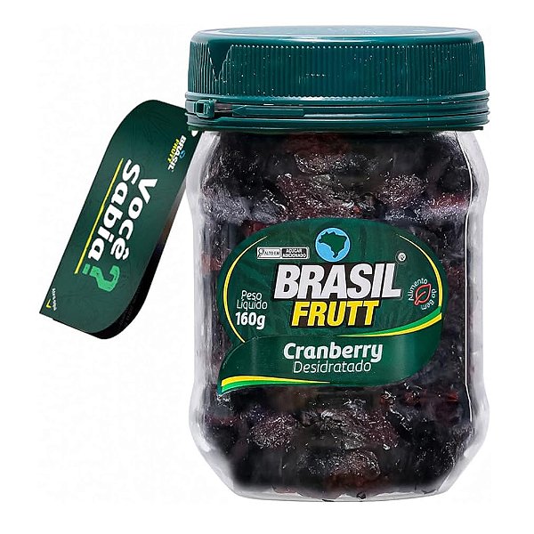 Cranberry Desidratado 160g - Brasil Frutt