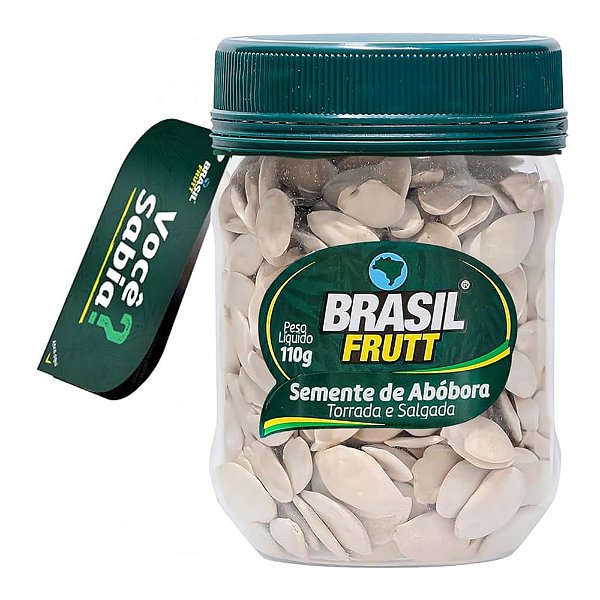 Semente de Abóbora Torrada e Salgada 110g - Brasil Frutt