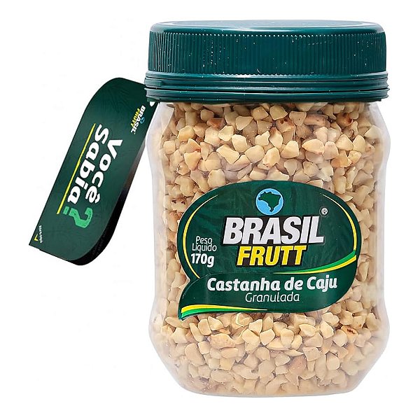 Castanha de Caju Granulada 170g - Brasil Frutt