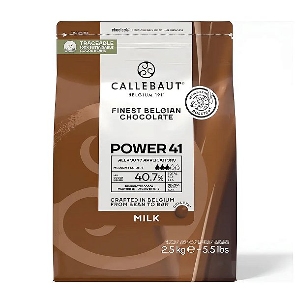 Chocolate Power 41 40,7% 2,5kg - Callebaut
