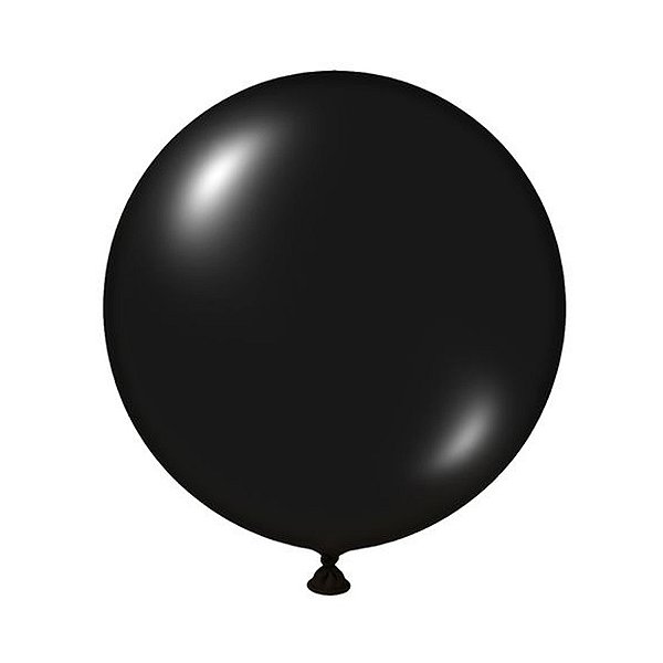 Balão 5 Preto 50un - Regina