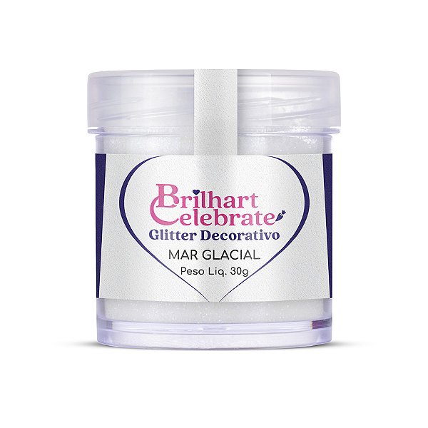 Glitter Para Decoração Premium Mar Glacial 30g - Brilhart