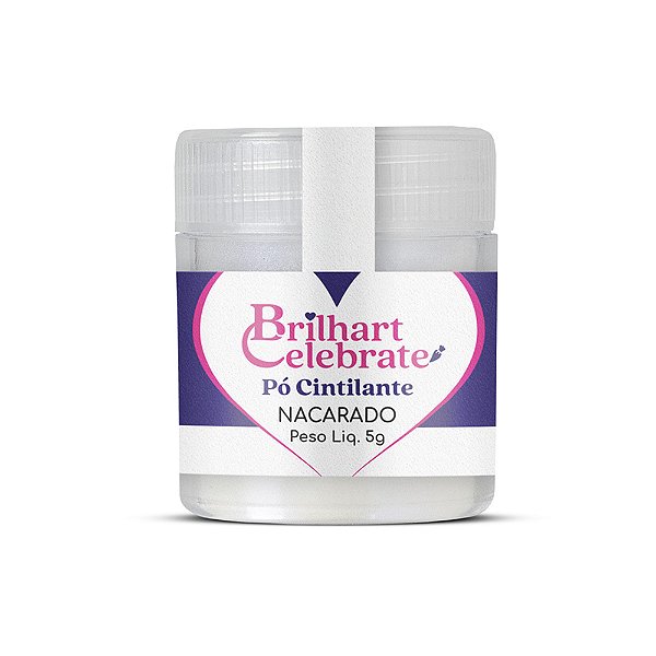 Pó Para Decoração Cintilante Nacarado 5g - Brilhart