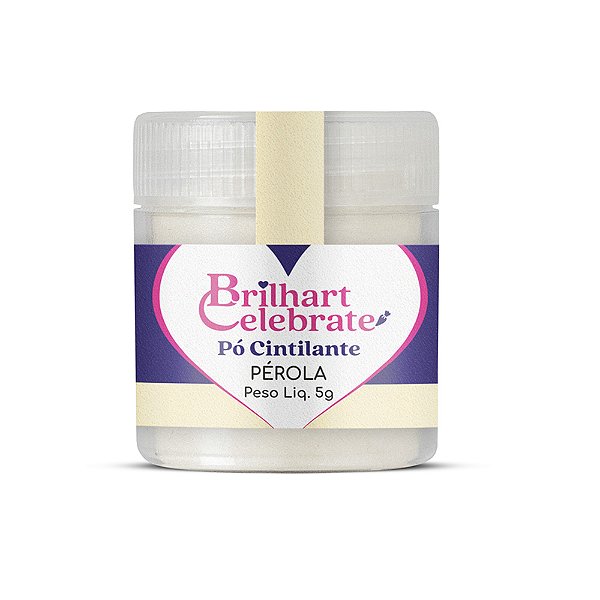 Pó Para Decoração Cintilante Pérola 5g - Brilhart