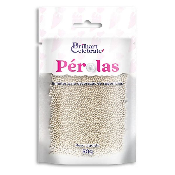 Pérola Cintilante Perolada Mini 50g - Brilhart