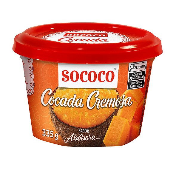 Cocada Cremosa Abóbora 335g - Sococo