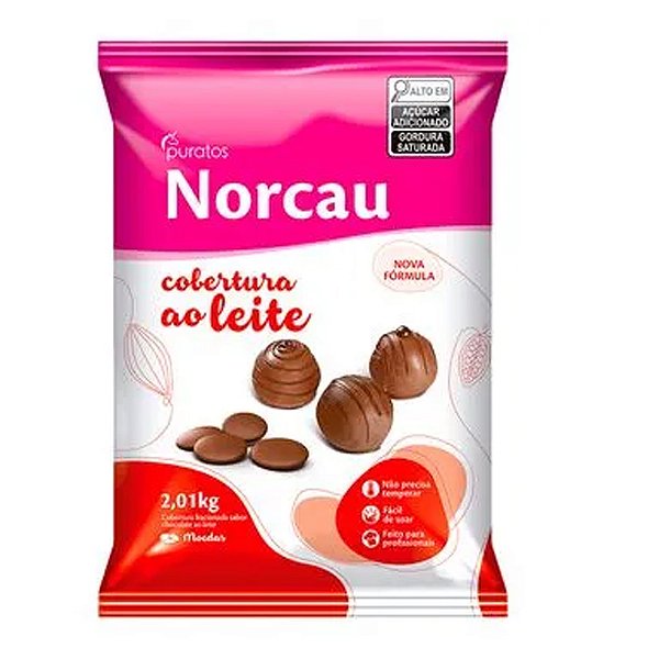 Cobertura Moedas Ao leite Norcau 2,01kg - Puratos