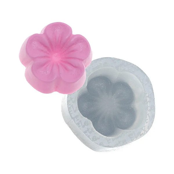 Molde de Silicone Flor de Pêssego 89 - Flexarte